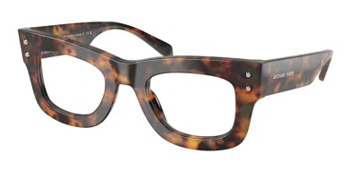 Michael Kors Coral Gables Tortoise-shell Glasses In Brown