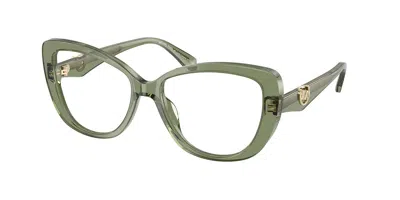 Michael Kors Mk4163u Dervio Women's Glasses, Green, Size 54