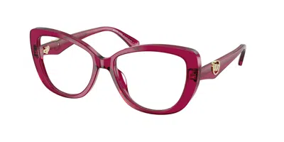 Michael Kors Mk4163u Dervio Women's Glasses, Purple, Size 54 In Red