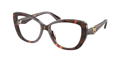 Michael Kors Mk4163u Dervio Women's Glasses, Tortoiseshell, Size 54 In Brown