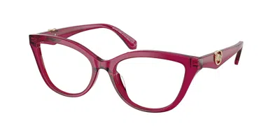 Michael Kors Mk4164u Bellano Women's Glasses, Purple, Size 52 In Brown
