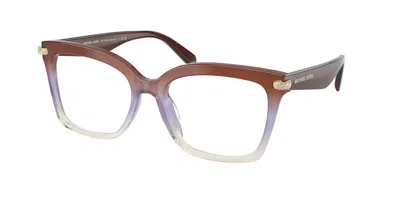 Michael Kors Mk4166u Greenville Women's Glasses, Purple, Size 53 In Brown