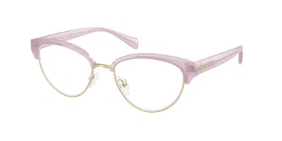 Michael Kors Mk4169 Curacao Women's Glasses, Gold, Size 52 In Pink