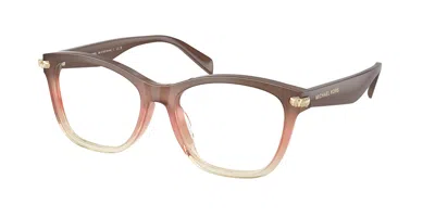 Michael Kors Mk4175d Ronda Vestibilità Orientale 4035 Occhiali Da Vista Rosa Per Donna (solo Montatura) In Multi
