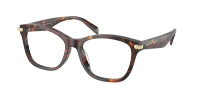 Michael Kors Mk4175d Ronda Vestibilità Orientale 4031 Occhiali Da Vista Tartarugatishell Per Donna (solo Montatur In Brown