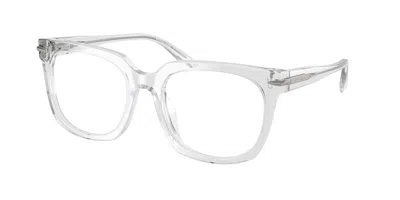 Michael Kors Mk4176u Ontario 3400 Occhiali Da Vista Chiari Per Uomo (solo Montatura) In White