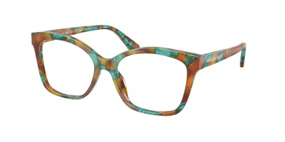 Michael Kors Mk4179 Palm Desert 4000 Women's Glasses Tortoiseshell Size 54 - Free Lenses - Blue Light Block Avail In Brown