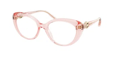 Michael Kors Mk4181u St. Thomas 3901 Occhiali Da Vista Rosa Per Donna (solo Montatura) In Orange