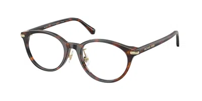 Michael Kors Mk4198d Darjeeling 4039 Women's Glasses Tortoiseshell Size 50 - Free Lenses - Blue Light Block Avail In Brown