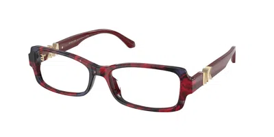 Michael Kors Mk4201u Big Sur 3344 Women's Glasses Tortoiseshell Size 55 - Free Lenses - Blue Light Block Availabl In Purple