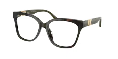 Michael Kors Mk4203u Topanga 3902 Women's Glasses Tortoiseshell Size 55 - Free Lenses - Blue Light Block Availabl In Black