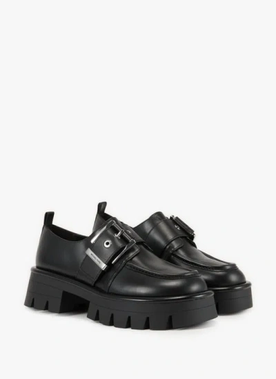 Michael Kors Mocassins Colby En Cuir In Black
