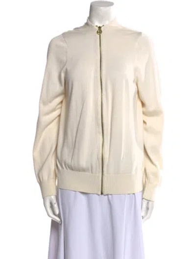 Pre-owned Michael Kors Mock Neck Sweater In Neutral