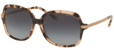Michael Kors Adrianna Ii Light Gray Gradient Rectangular Ladies Sunglasses Mk2024 316213 57 In Brown