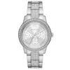 Michael Kors Women's Tibby Multifunction Silver-tone Stainless Steel Bracelet Strap Watch 40mm