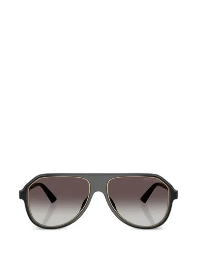 Michael Kors Molokai Browline Sunglasses In Gray