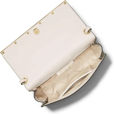 Michael Kors Mona Large East/west Clutch In Yellow