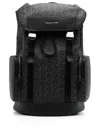 Michael Kors City Logo-print Backpack In Black
