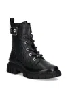 Michael Kors Monogram-embossed Buckle Boots In Animal Print