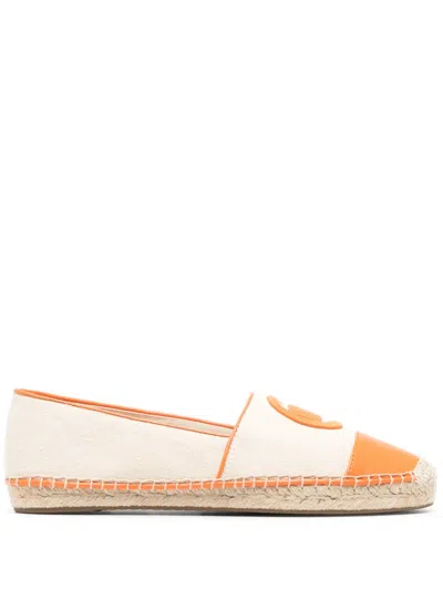MICHAEL KORS MONOGRAM-EMBROIDERED ESPADRILLES