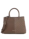 Michael Kors Monogram-pattern Tote Bag In Brown