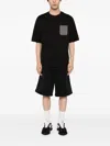 Michael Kors Monogram-print Cotton T-shirt In Black
