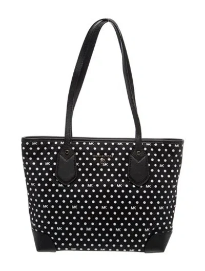 Pre-owned Michael Kors Monogram Tote In Black