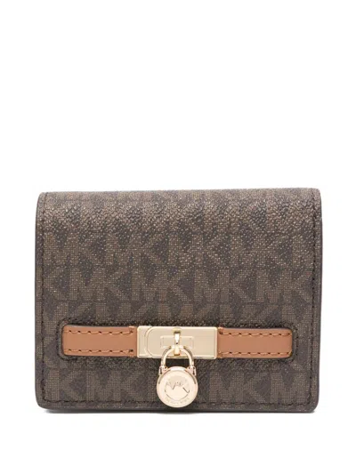 Michael Kors Monogram Wallet  In Brown