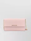 Michael Kors Monogrammed Leather Shoulder Bag With Adjustable Strap
