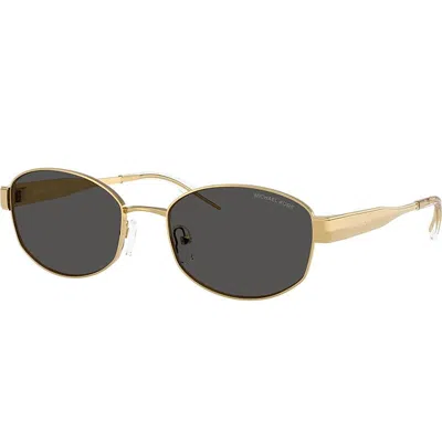 Michael Kors Monte Carlo Mk 1161 189687 56mm Womens Oval Sunglasses In Gold