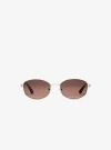 Michael Kors Monte Carlo Sunglasses In Gold