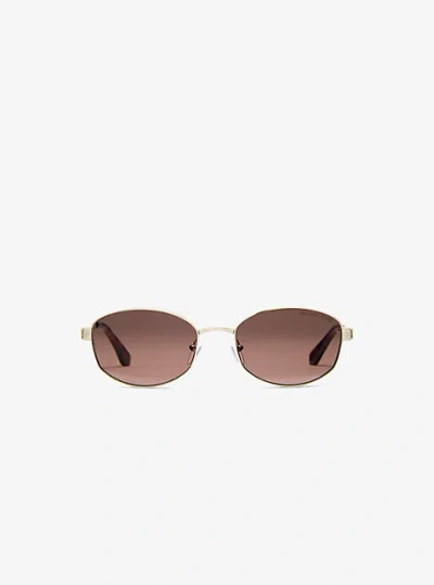 Michael Kors Monte Carlo Sunglasses In Gold