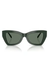 Michael Kors Montecito 52mm Cat Eye Sunglasses In Green