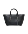 Michael Kors Moore Shopping Bag Top Handles In Black