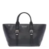 Michael Kors Moore Shopping Bag Top Handles In Black