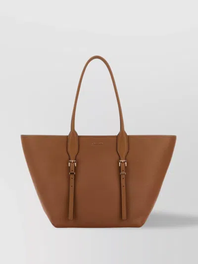 MICHAEL KORS MOORE SHOPPING BAG CARAMEL LEATHER