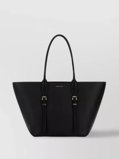 Michael Kors Moore Shopping Bag Double Handles In Black