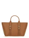 Michael Kors Moore Textured Tote Bag With Buckle Accents