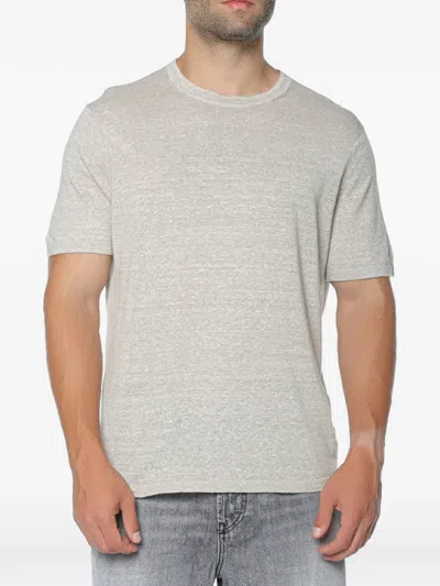 Michael Kors Mouline Jersey T-shirt In Gray