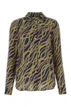 Michael Kors Multi Color Printed Shirt In Multicolor