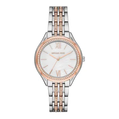 Michael Kors Multicolor Stainless Steel Watch In Gold