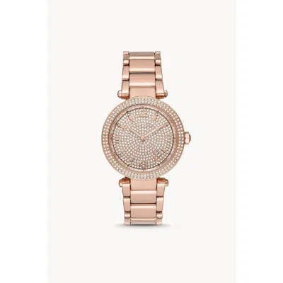 Michael Kors Multicolor Stainless Steel Watch In Gold
