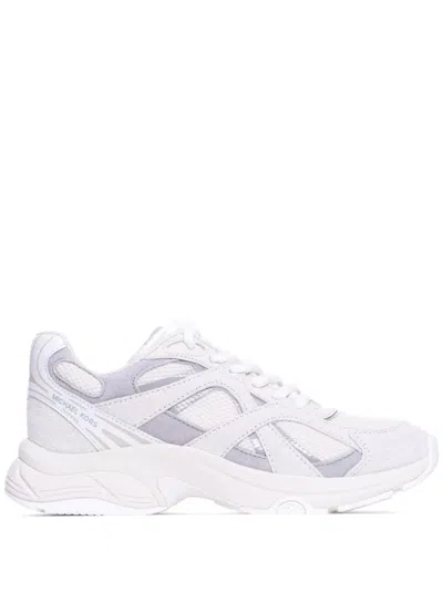 Michael Kors Multicolour Leather And Suede Trainers In White