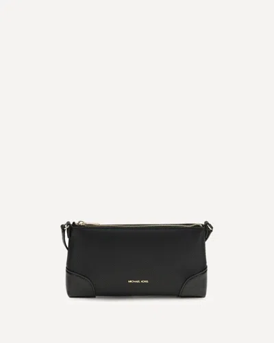 Michael Kors Murphy Leather Shoulder Bag In Black
