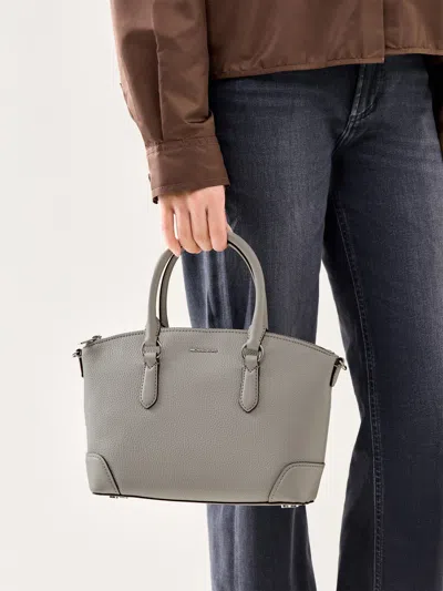 Michael Kors Murphy Medium Dome Satchel Grey Bag