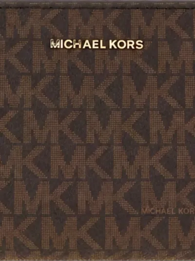 Michael Kors Na Fabric Clutch Bag In Brown