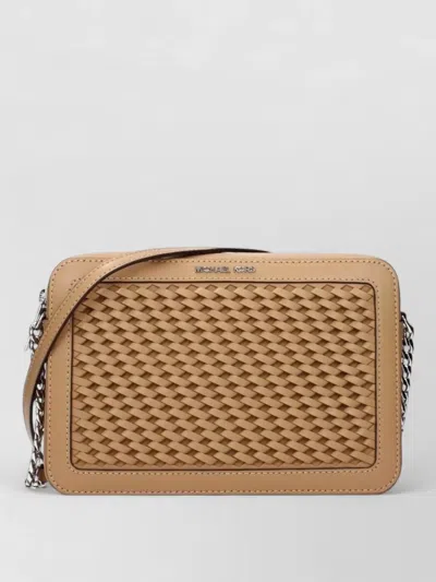 Michael Kors Na Leather Clutch Bag In Brown