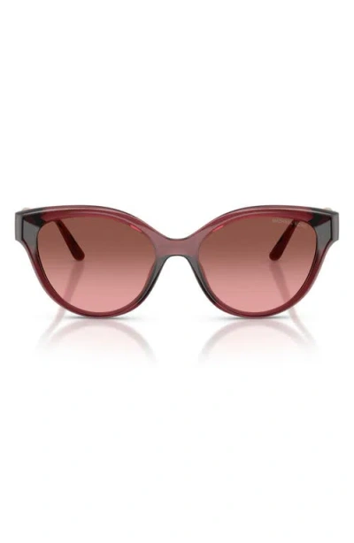 Michael Kors Nagoya 53mm Gradient Cat Eye Sunglasses In Brown