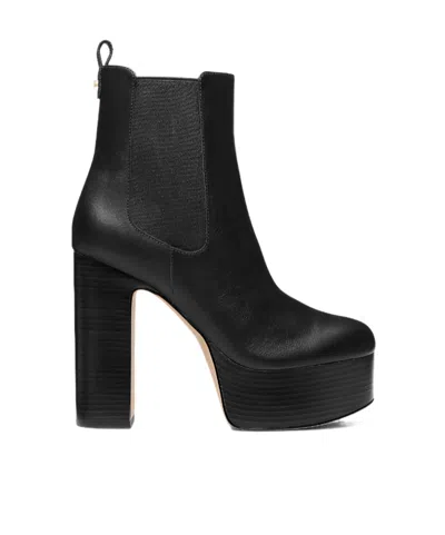 Michael Kors Natasha 125mm Leather Ankle Boots In Black