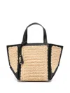Michael Kors Jordi Small Hand-crocheted And Leather Tote Bag